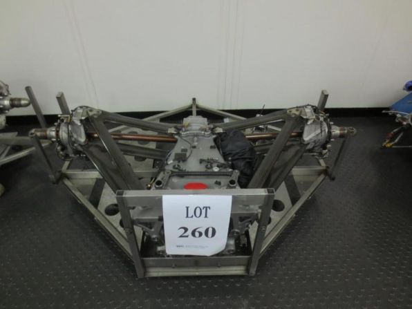 Petrol heads can also buy a gearbox assembly complete with drive shafts, wishbones, wheel hubs, brake calipers, suspension arms and transportation frame.