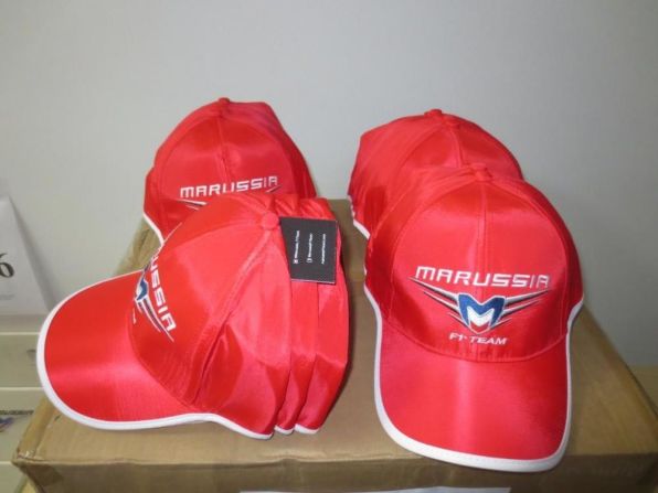 For bidders on a budget, smaller items such as Marussia team caps are for sale at the online auction, which takes place on December 16 and 17.