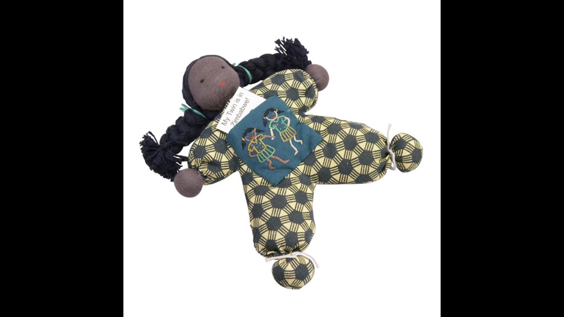 <a href="http://www.tenthousandvillages.com/" target="_blank" target="_blank">Ten Thousand Villages</a> offers goods from local artisans in 28 different countries. This "twin girl doll" provides you with a gift for a loved one and a  "twin" for a child in a family affected by HIV/AIDS in Zimbabwe.