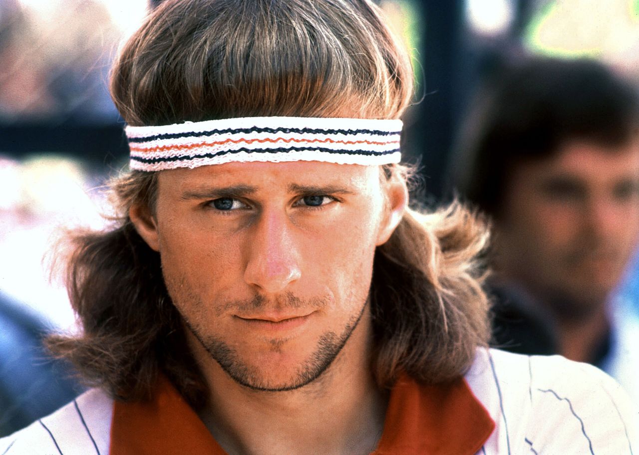 Five-time Wimbledon champion Bjorn Borg was so talented he even made the mullet look cool.
