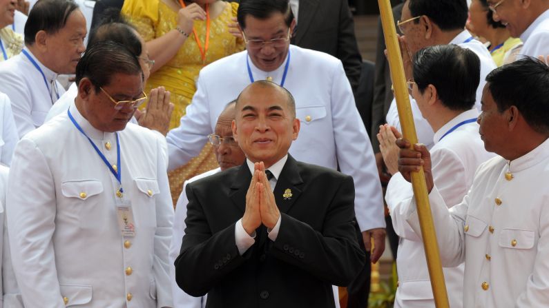 Cambodia's King Norodom Sihamoni succeeded his father, who had retired, in 2004. In the years before taking the throne, the king served as a professor of classical dance and artistic director of a ballet company, among other positions, <a href="index.php?page=&url=http%3A%2F%2Fnorodomsihamoni.org%2Fen%2F" target="_blank" target="_blank">according to his website</a>.