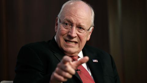 :WASHINGTON, DC - MAY 12: Former U.S. Vice President Dick Cheney talks about his wife Lynne Cheney's book 'James Madison: A Life Reconsidered' May 12, 2014 in Washington, DC. The Cheneys spoke at the American Enterprise Institute for Public Policy Research. (Photo by Win McNamee/Getty Images)