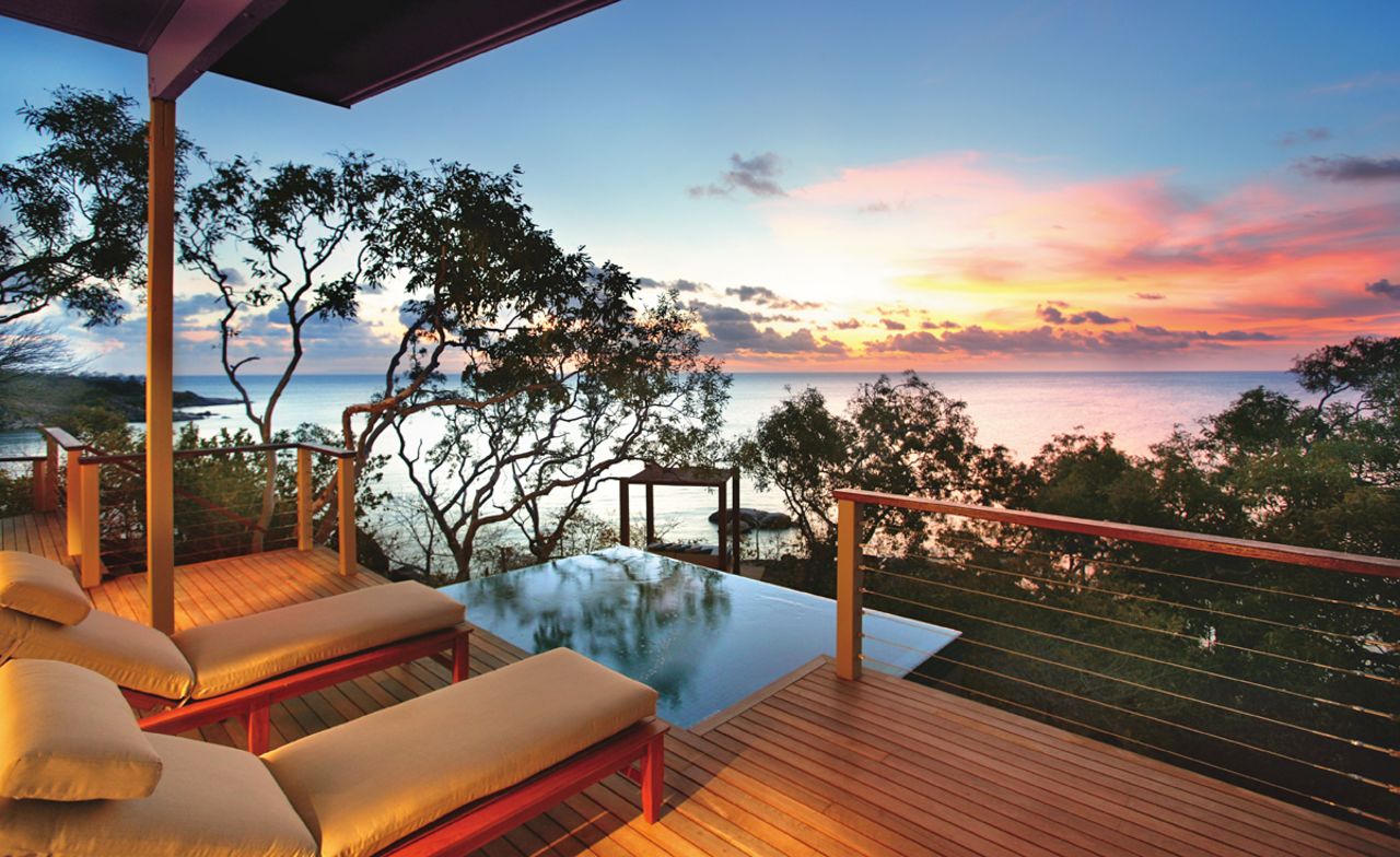 Unwind at Lizard Island after your dive to the Great Barrier Reef.