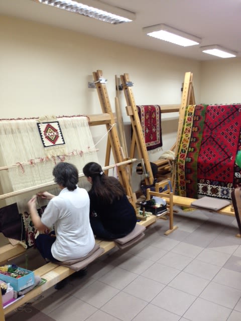 Only a handful of women still craft these detailed rugs and it is feared that these carpets will soon face extinction. 