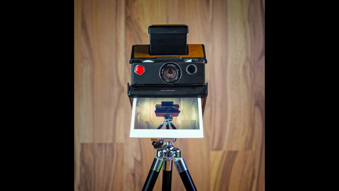 In the 1970's Polaroid released another model of instant-film camera called the SX-70.