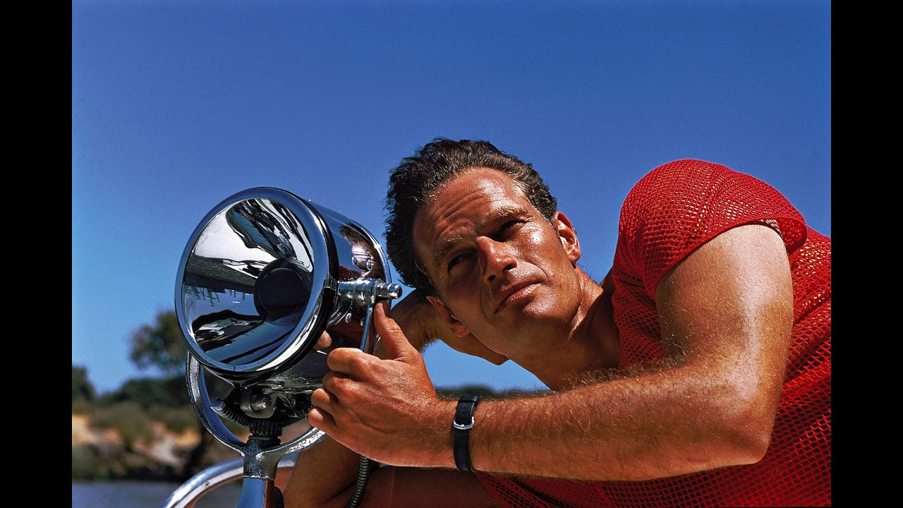 Charlton Heston in the late 1940s.