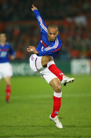 France's all-time leading goalscorer with 51 goals, Henry called time on his international career in 2010 after 123 appearances.