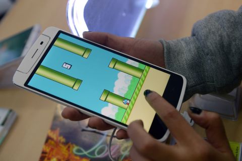 Unexpected hit smartphone game <a href="http://www.cnn.com/2014/02/05/tech/gaming-gadgets/flappy-bird-game/">Flappy Bird</a> inspired hours of tapping, lengthy think pieces -- and a large number of Google searches. 