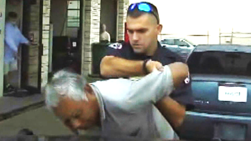 cop uses stun gun on elderly man