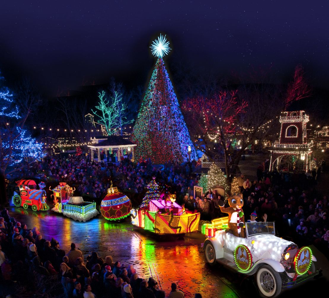 There are more than 6.5 million lights and 1,000 decorated trees at Silver Dollar City.