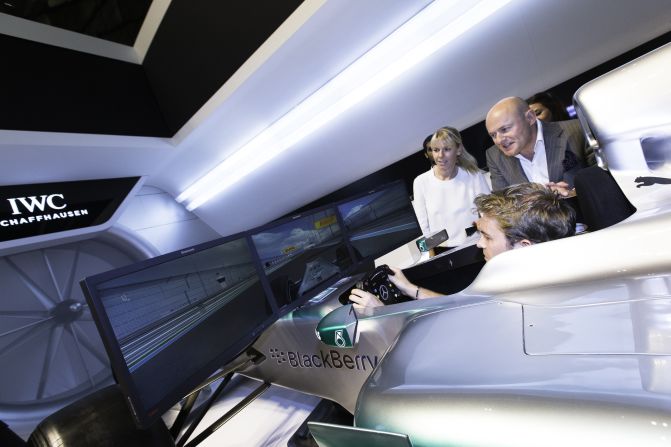 Rosberg still likes to spend hours in the Mercedes simulator -- unlike teammate and reigning world champion Hamilton.