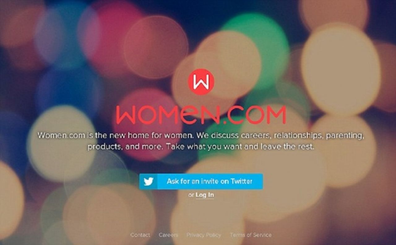 Women.com will serve as a haven from misogyny.
