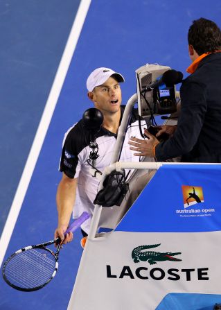 A grand slam winner and former world No. 1, Roddick frequently had spats with umpires during his career.