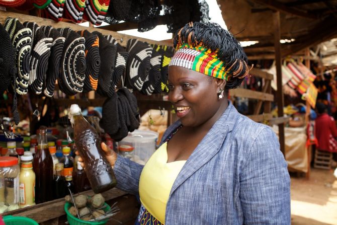 Griffiths, a documentary photographer, traveled to the region to learn more about the women's cooperative. She describes Fumsi with deep admiration saying: "She's a real firecracker. She's got this phenomenal energy for instigating projects and then making them happen."