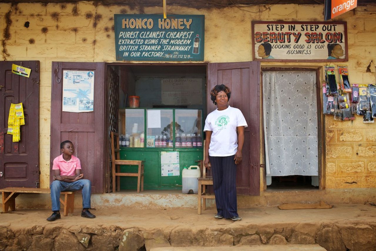 HONCO Honey Cooperative Bamenda, pictured, is an affiliated organization run by Caroline Ngum, who was also trained by Alan Morely over 15 years ago. <br /><br />To see more of Griffith's work, click here.
