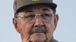 Cuban acting President Raul Castro participates in a military parade on December 2, 2006 at the Revolution Square to celebrate the 50th Anniversary of the Cuban Army and the 80th birthday of his brother, Cuban President Fidel Castro. 