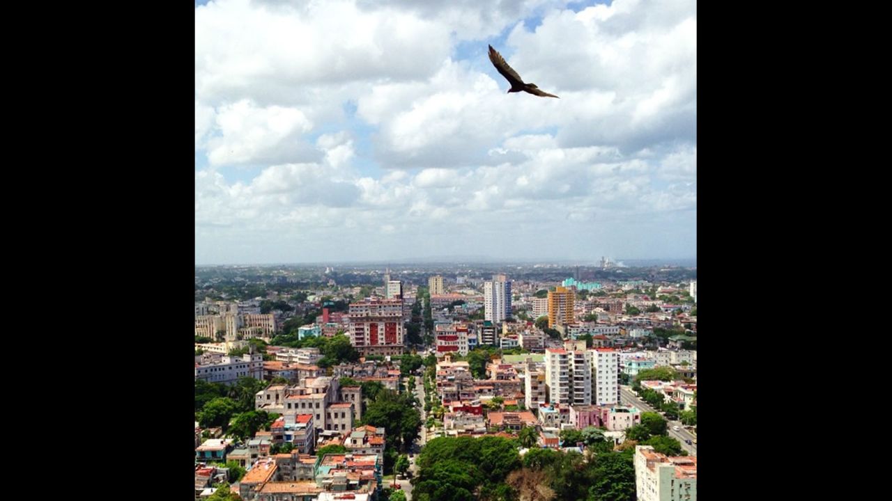 Oppmann offers a bird's-eye view of Havana.