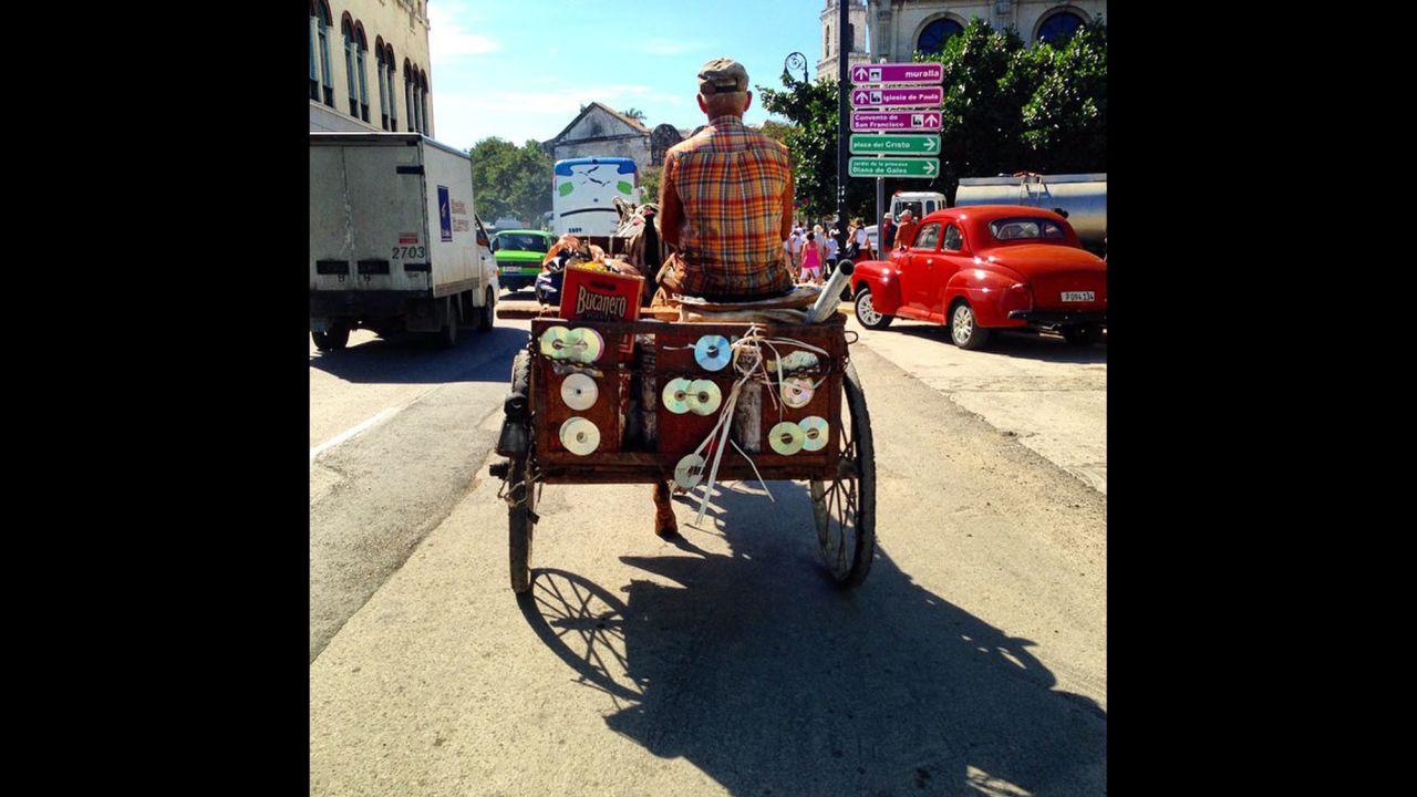 "Cuban ingenuity has even found a use for CDs," Oppmann observes.