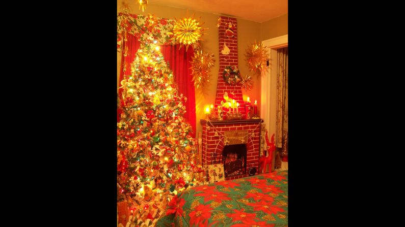 What -- you don't have a Christmas tree in your bedroom? 