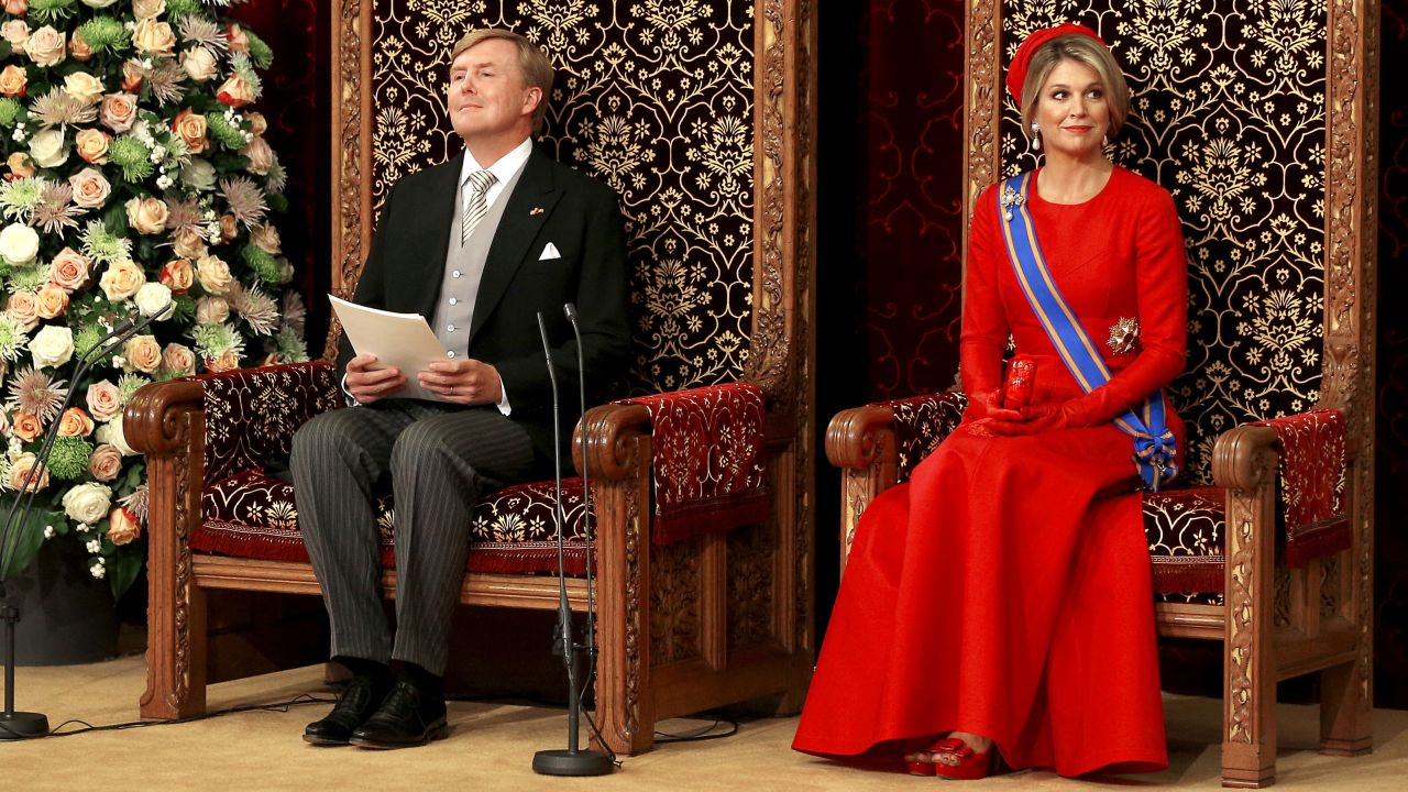 King Willem-Alexander, seen here with his wife, Queen Maxima, succeeded his mother on the throne of the Netherlands. His mother, Princess Beatrix, was Queen of the Netherlands from 1980 to 2013, when she abdicated.