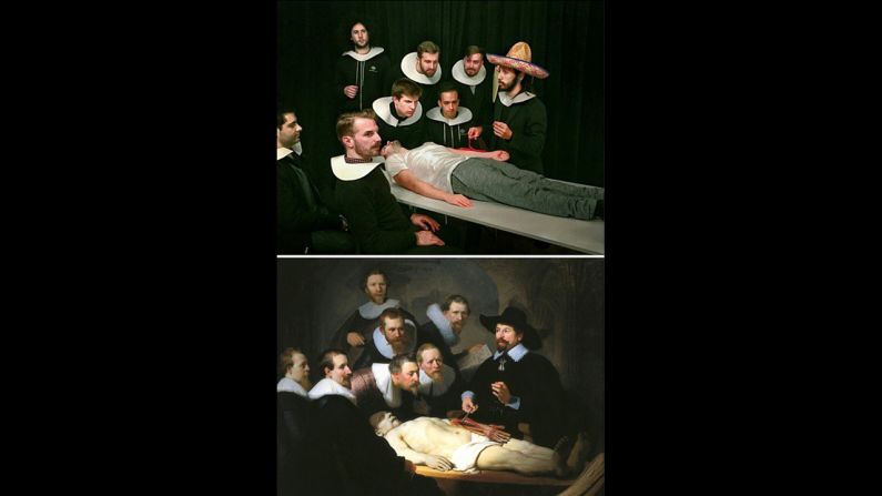 "The Anatomy Lesson of Dr. Nicolaes Tulp" by Rembrandt, circa1632.