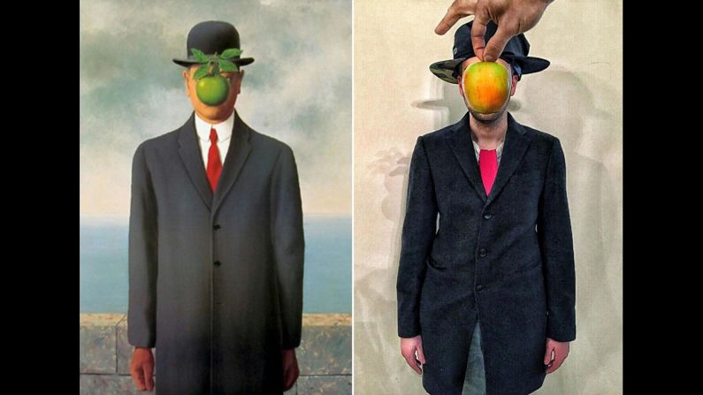 "The Son of Man" by Rene Magritte, 1964.