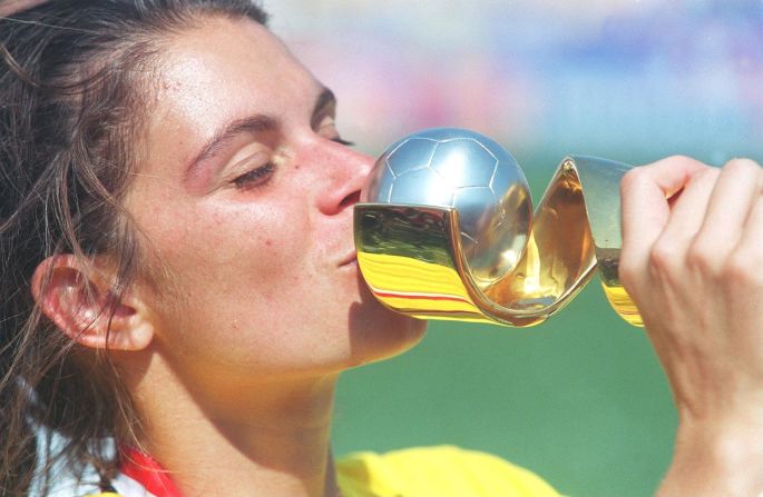 The 1999 tournament ended in glory for Hamm and her teammates, who were crowned world champions for the second time.