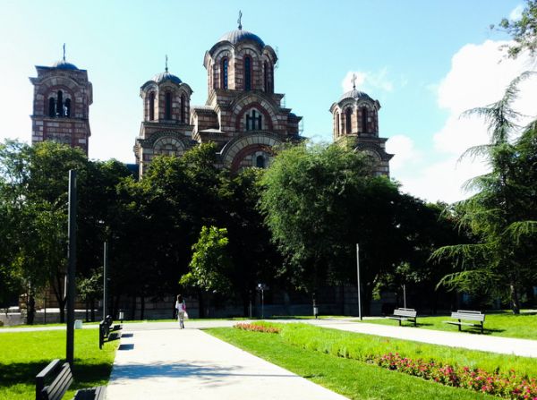 <strong>St. Mark's Church, Belgrade</strong>: Milos Stojsic photographs interesting spots in Serbia's capital as a hobby. In this picture he captured one of the city's most beautiful landmarks, <a href="http://ireport.cnn.com/docs/DOC-1191933">St. Mark's Church</a>. 