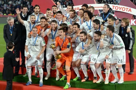 It's been a year to celebrate for Real Madrid who finally get their hands on the Club World Cup -- their fourth trophy of 2014.