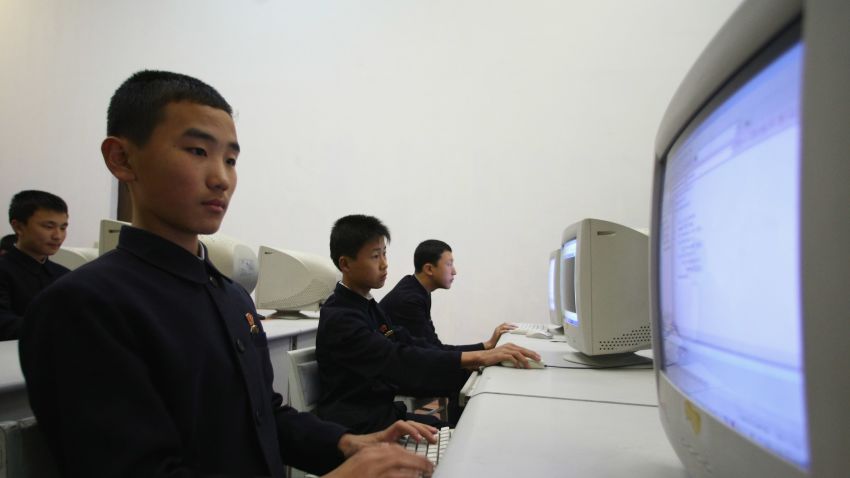 YONGYANG, NORTH KOREA - OCTOBER 18: Children of the Mangyongdae Schoolchildren's Palace attending extra facultative computer class after school on October 18, 2007 in Pyongyang, North Korea.(Photo by Alexander Hassenstein/Getty Images)