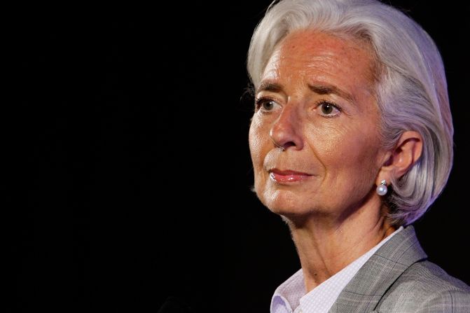 In 2014, Lagarde was ranked the 5th most powerful woman in the world by <a  target="_blank" target="_blank">Forbes</a> magazine.<br /><br />"I'm the managing director of the International Monetary Fund.," she recently told CNN. "I don't want to let my female colleagues around the globe down." <br /><br />However, in August 2014 she was <a >placed under formal investigation</a> in France for her alleged involvement in a long-running fraud case. When asked by CNN about how she copes with the allegation she replied: "With strength, with my sense of duty to my country, with the certainty that I made the right choice at the time independently and the rest is dealt with now by the lawyers... so I don't focus on the issue anymore."