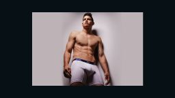James Rodriguez poses in his J10 collection for Bronzini
