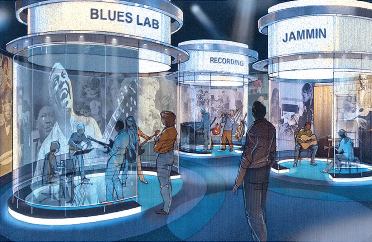 Backed by blues fans such as Buddy Guy and actor John Goodman, St. Louis' National Blues Museum will have a massive interactive exhibition space and a 100-seat theater.