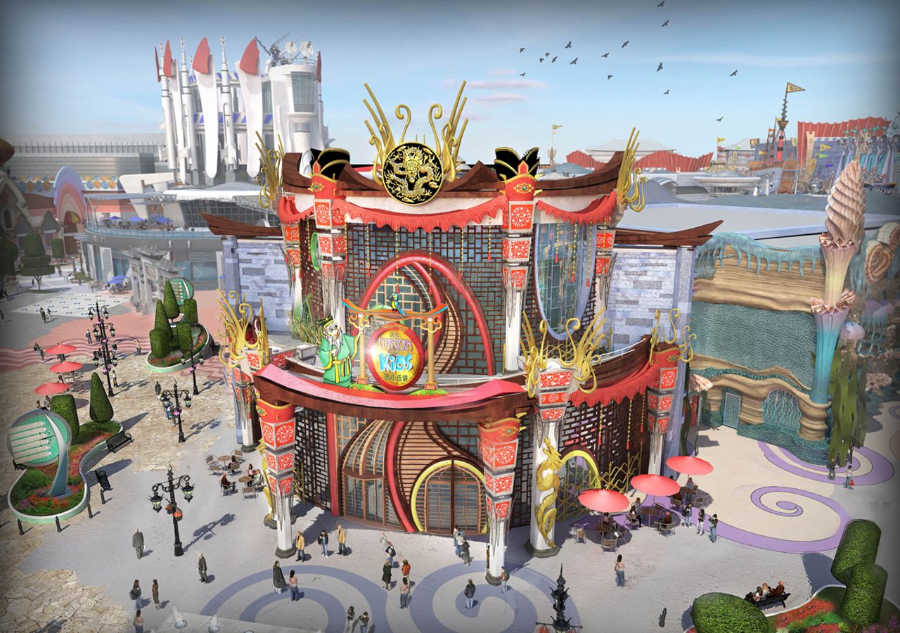 Just outside of Beijing, Timeless China (formerly known as Eternity Passage) claims it will be China's first hi-tech amusement park, weaving Chinese history with "technology fantasy". It's currently slated to open in the first half of 2016. 