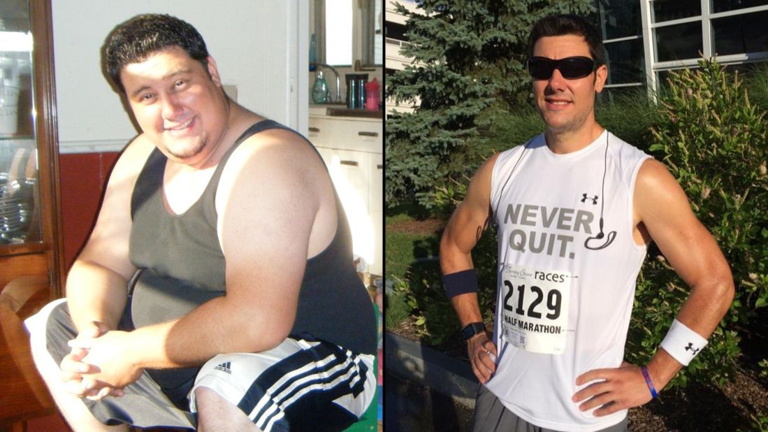 <a href="http://www.cnn.com/2014/07/07/health/diet-fitness/irpt-weight-loss-kerry-hoffman/">Kerry Hoffman</a> was motivated to lose about 150 pounds to walk his young daughter down the wedding aisle someday. The day after his "aha" moment -- December 28, 2011 -- Hoffman joined a new gym near his house. In time, he went from not knowing how to use a treadmill to winning a triathlon. 
