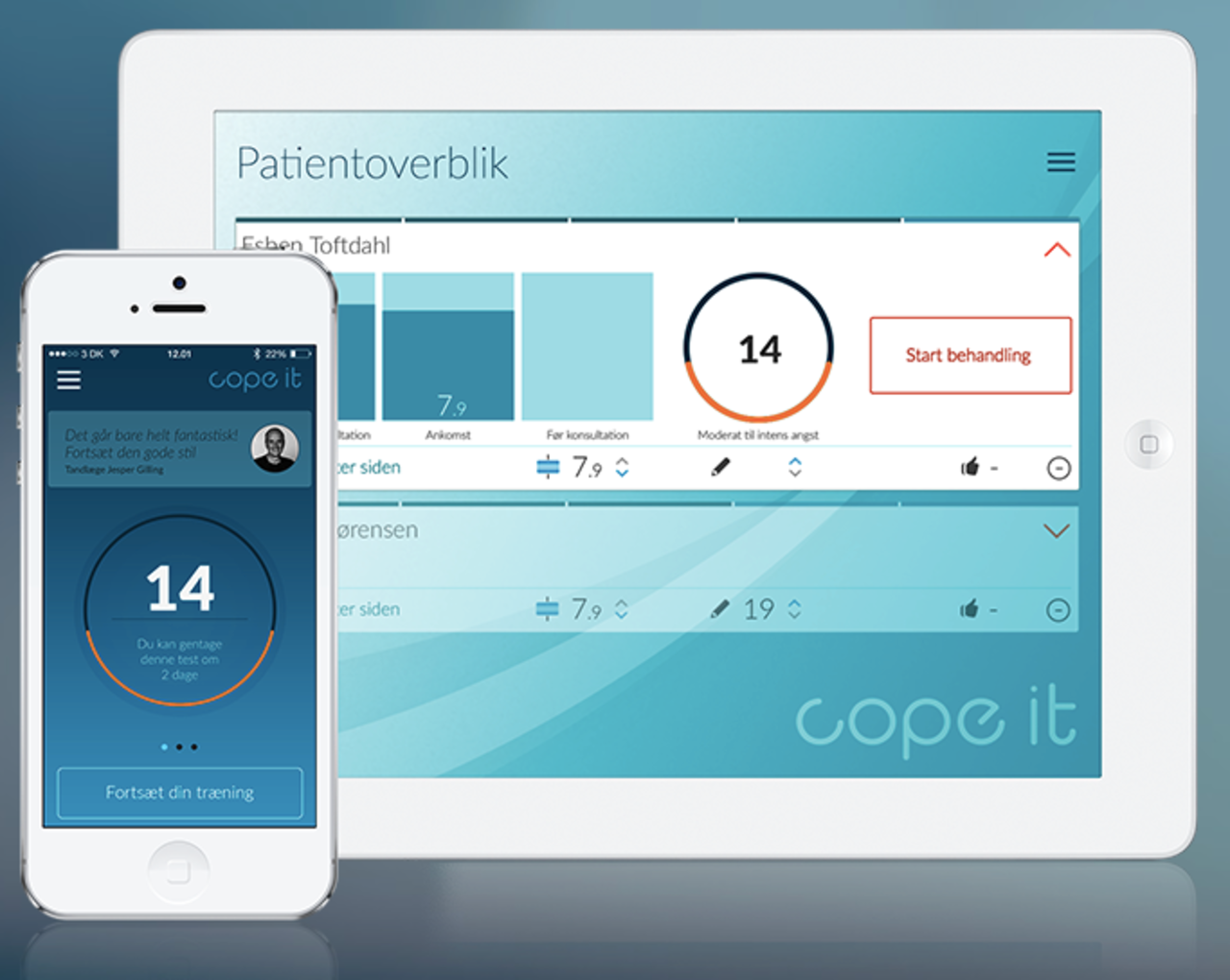 Suffering from "dental anxiety"? An upcoming app called Cope It, developed in Denmark, promises to have you sorted.