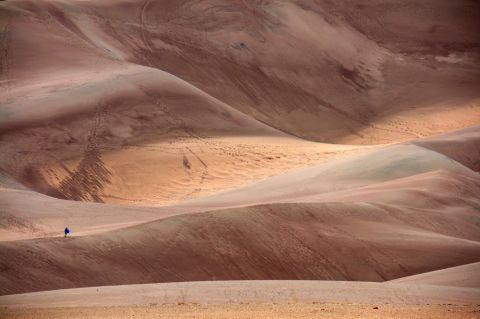 The <a href="http://www.nps.gov/grsa/index.htm" target="_blank" target="_blank">tallest sand dunes</a> in North America can be found at <a href="http://ireport.cnn.com/docs/DOC-1169347">Great Sand Dunes National Park</a> located in the San Luis Valley, Colorado.