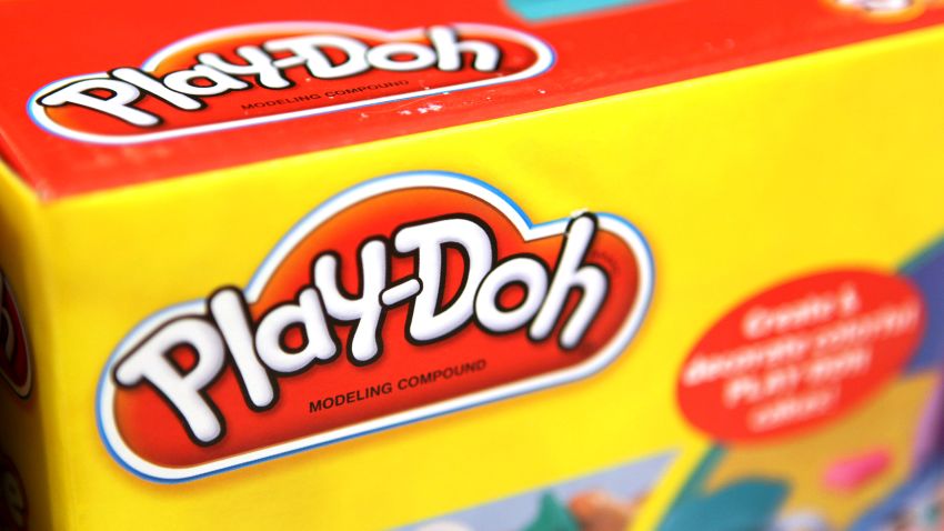 Hasbro Inc.'s Play-Doh logo is seen on an item for sale at a Target Corp. store in Rosemont, Illinois, U.S., on Thursday, Oct. 13, 2011. The U.S. Census Bureau is scheduled to release retail sales data on Oct. 14. 