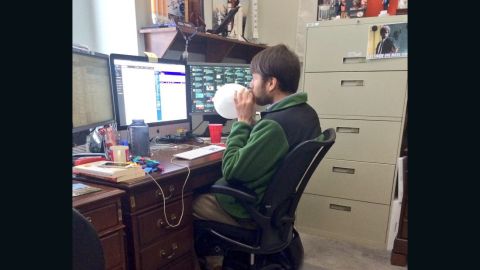 Josh Perry, in his element.