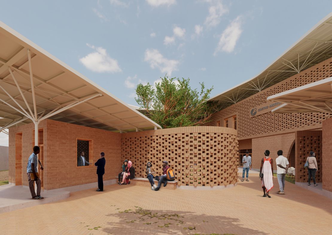 A rendering of the new Goethe-Institut in Senegal's capital, Dakar.