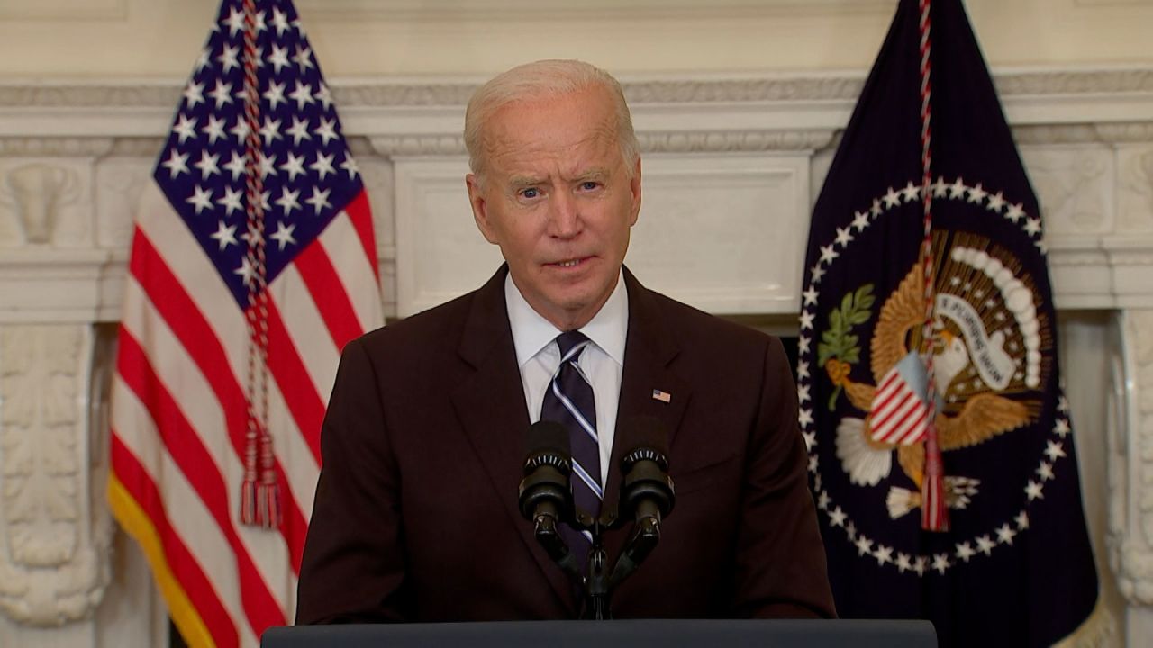 President Joe Biden speaks from the White House on September 9.