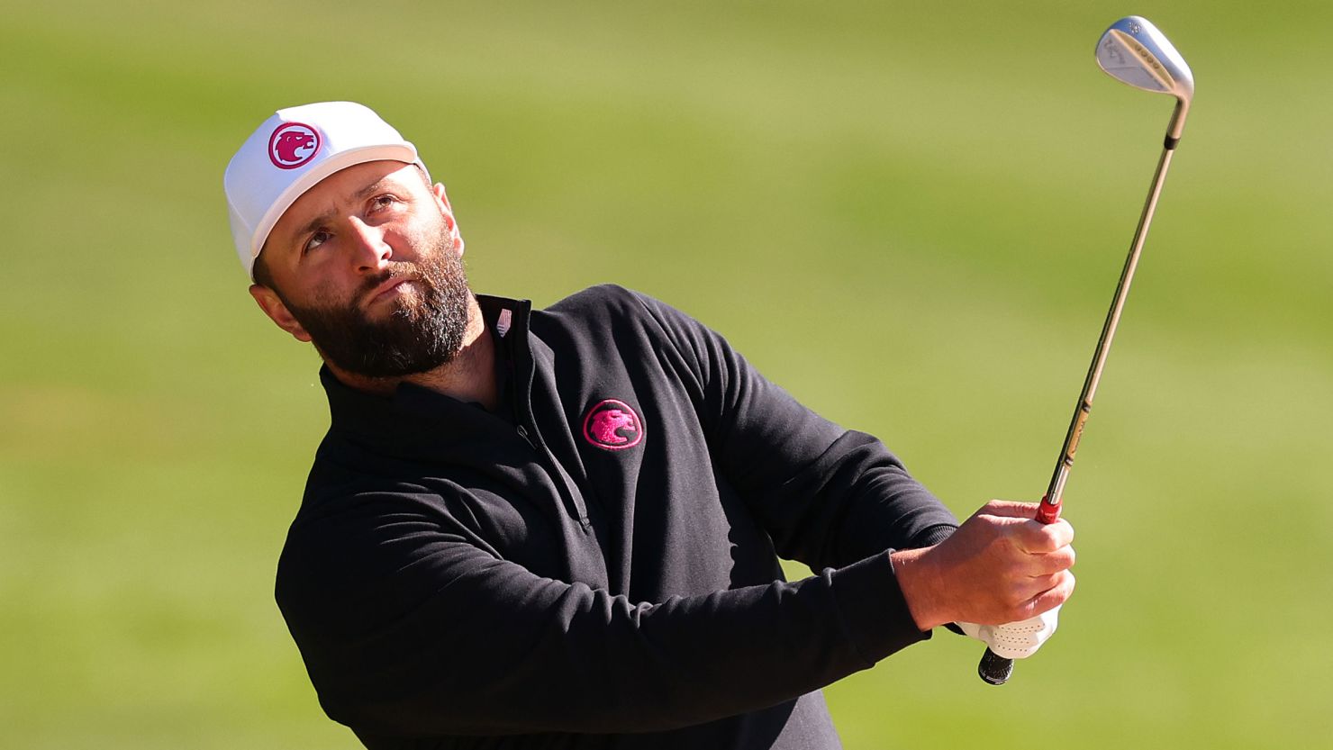 Jon Rahm in action at LIV Golf - Las Vegas at Las Vegas Country Club, Nevada in February.