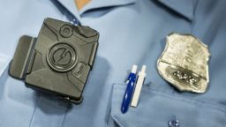 :A body camera from Taser is seen during a press conference at City Hall September 24, 2014 in Washington, DC. The Washington, DC Metropolitan Police Department is embarking on a six- month pilot program where 250 body cameras will be used by officers. AFP PHOTO/Brendan SMIALOWSKI (Photo credit should read BRENDAN SMIALOWSKI/AFP/Getty Images)