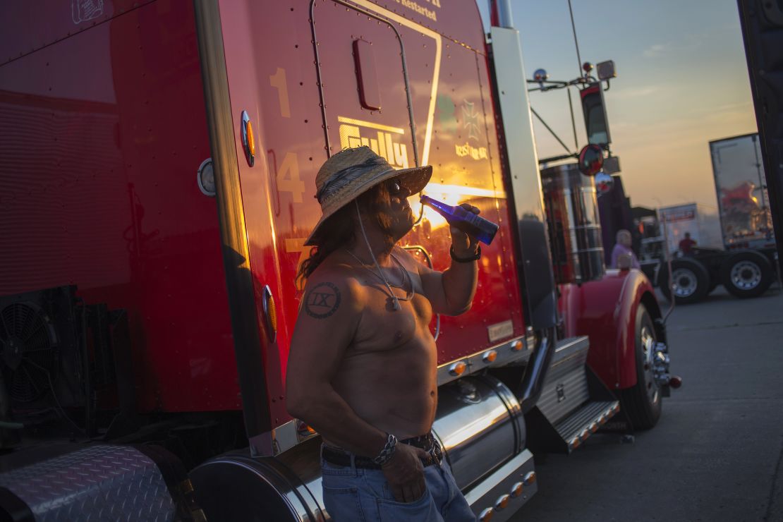 Crack open a cold one at the Iowa 80's Truckers Jamboree.