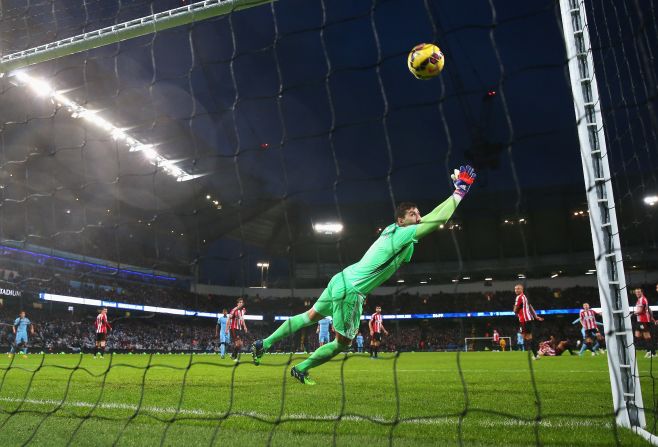 One of the goals of the season came when City's Yaya Toure hit a thunderbolt into the top corner against Sunderland on Thursday.