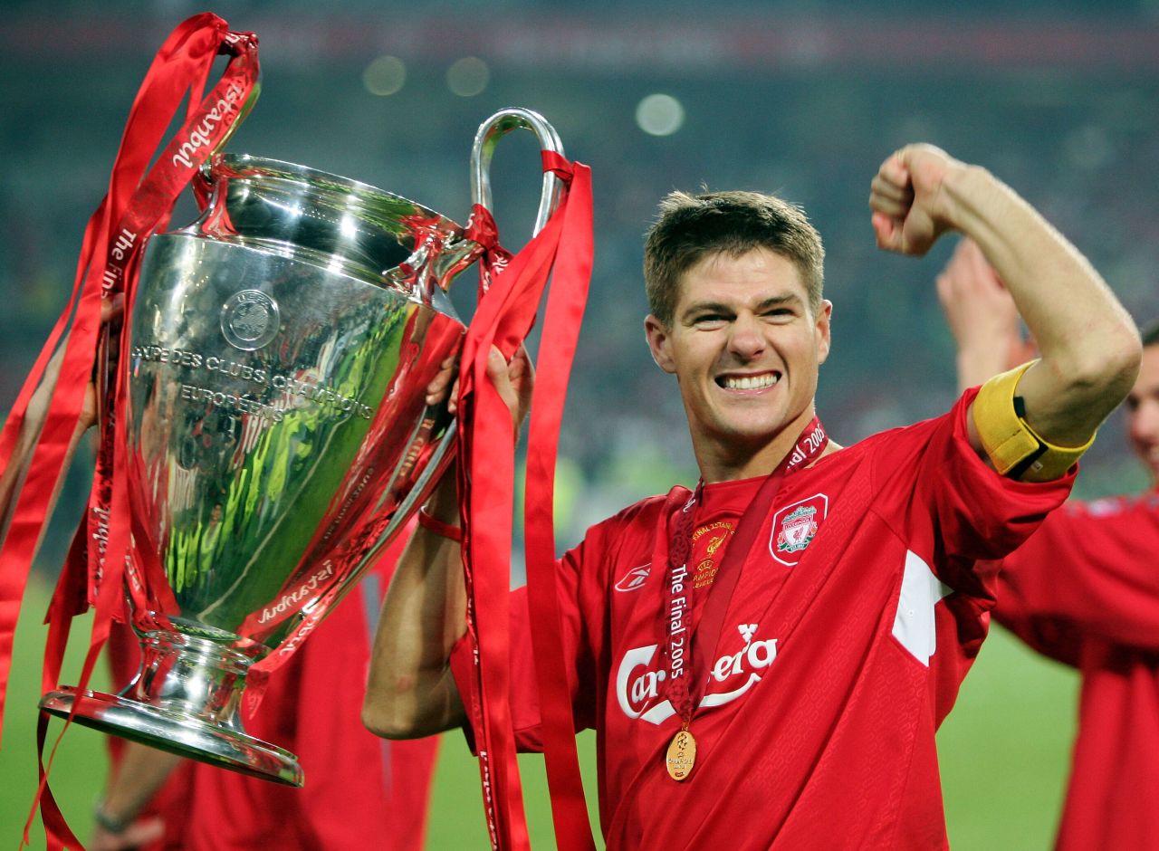 A year earlier, Gerrard won the Man of the Match award in the Champions League final against AC Milan. Trailing the Italian giants 3-0 at halftime, Liverpool clawed their way back into the game and eventually won on penalties. 