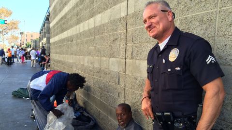 Joseph's partner, Danny Reedy, warned a reporter about the unsanitary conditions on Skid Row.