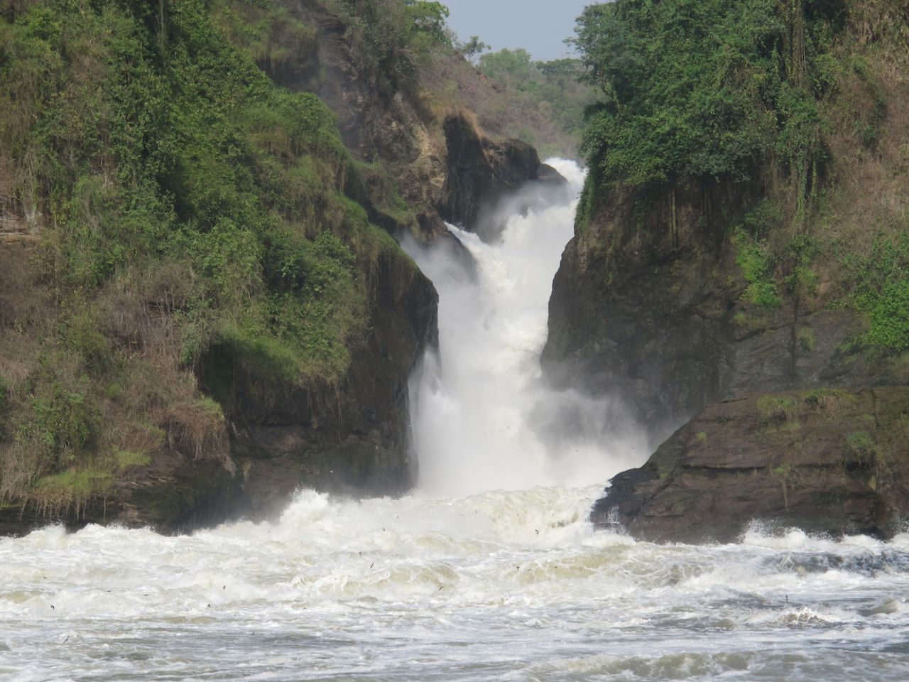 Baker's Trail passes by the beautiful Murchison Falls.