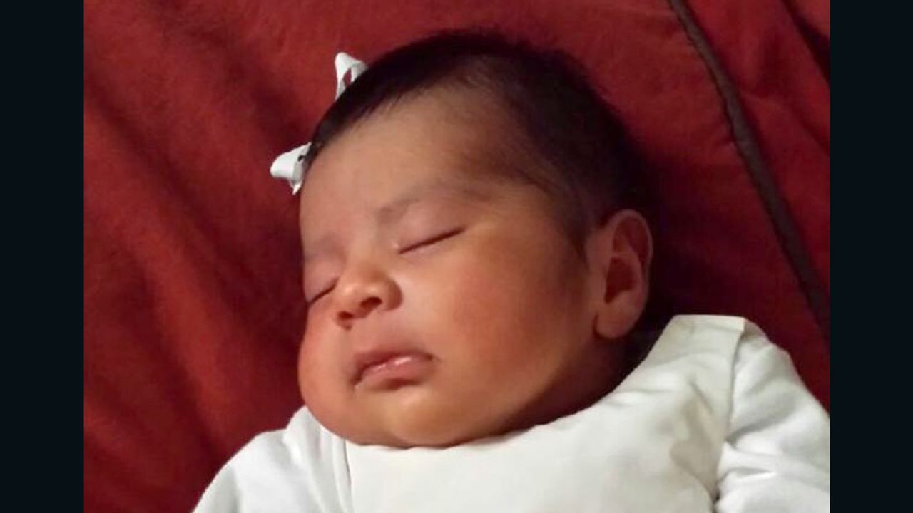 Long Beach Police are seeking the public's help to locate 3-week-old Eliza Delacruz.