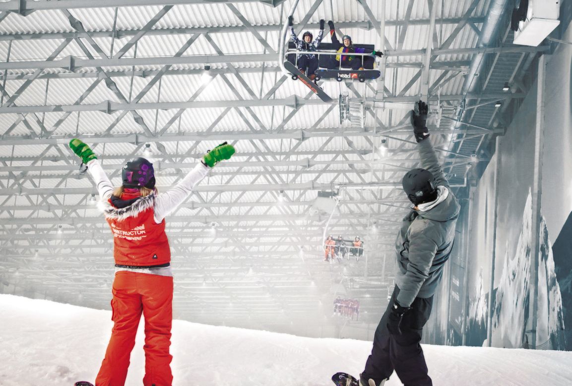 For a country with winters that last from November to March, you'd think Lithuanians would've had enough of snow by April. Instead, at Druskininkai, they've built one of the world's biggest indoor ski parks. 